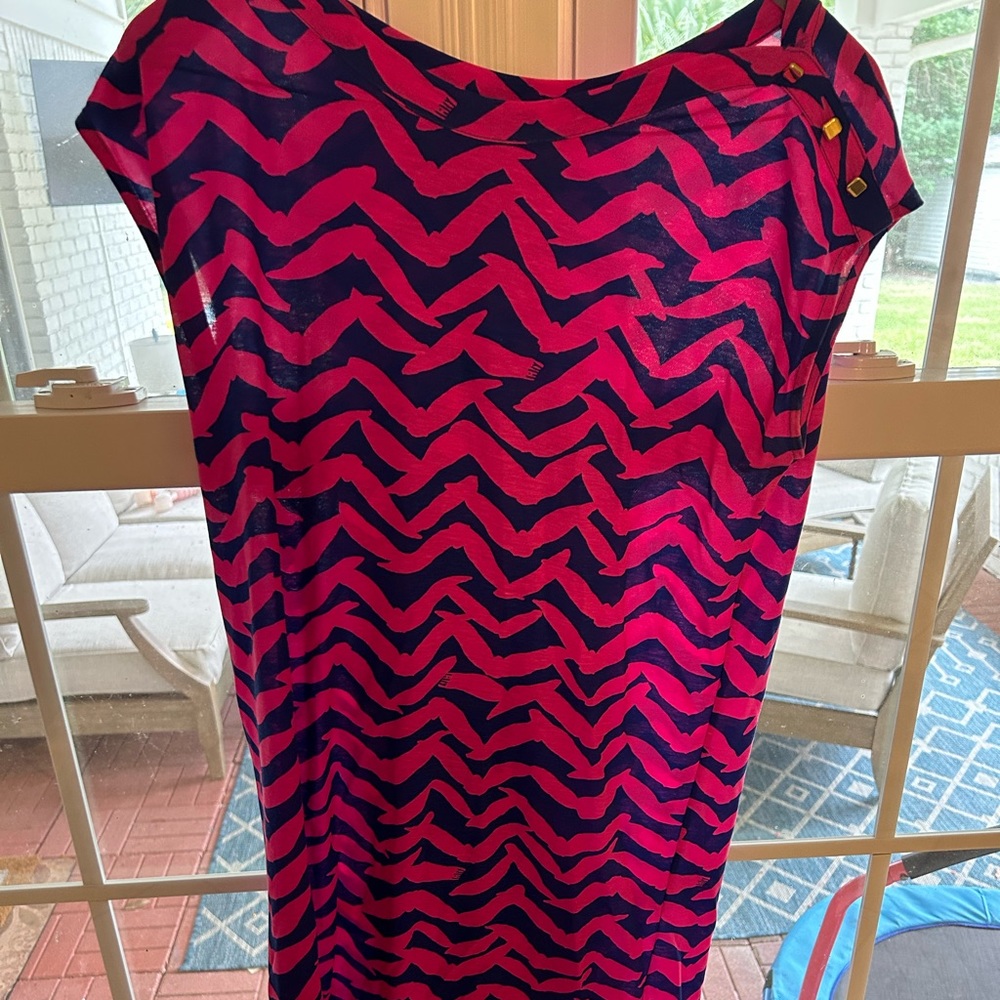 Lilly Pulitzer hot pink dress